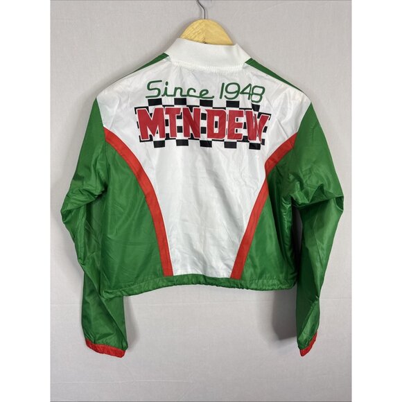 Forever 21 Mountain Dew Light Weight Bomber Windbreaker Jacket Womens Size Small - Picture 5 of 9